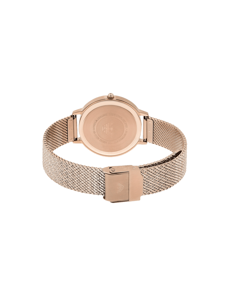 Emporio Armani Kappa Pink Dial Pink Mesh Bracelet Watch For Women - AR11129 Buy Now By Emporio Armani