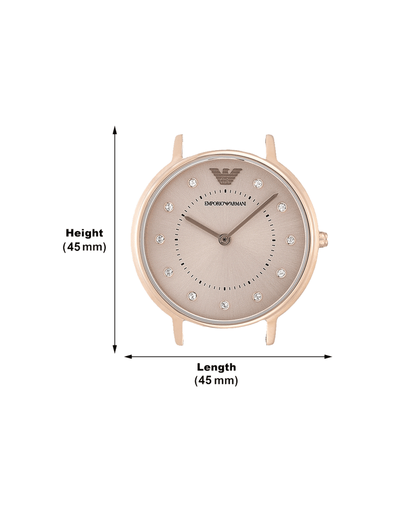 Emporio Armani Kappa Pink Dial Pink Mesh Bracelet Watch For Women - AR11129 Buy Now By Emporio Armani