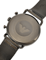 Emporio Armani Aviator Brown Dial Grey Mesh Bracelet Watch For Men - AR11141 Buy Now By Emporio Armani
