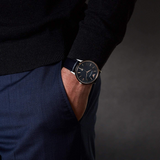 Emporio Armani Renato Analog Blue Dial Blue Leather Strap Watch For Men - AR11188 Buy Now By Emporio Armani