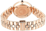 Emporio Armani Arianna Black Dial Rose Gold Stainless Steel Watch For Women - AR11197