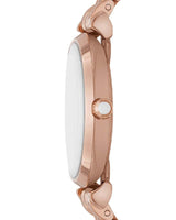 Emporio Armani Gianni T-Bar Analog Mother of Pearl Dial Blue Leather Strap Watch For Women - AR11468 Buy Now By Emporio Armani