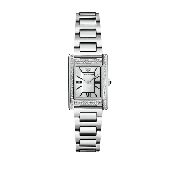 Emporio Armani Empire Mother of Pearl Dial Silver Steel Strap Watch For Women - AR11625 Buy Now By Emporio Armani