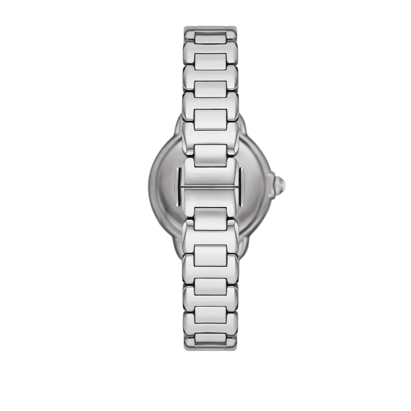 Emporio Armani Mia Three Crystals Silver Dial Silver Steel Strap Watch For Women - AR11632 Buy Now By Emporio Armani