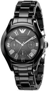 Emporio Armani Black Ceramic Dial Ceramic Strap Watch For Women - AR1401 Buy Now By Emporio Armani