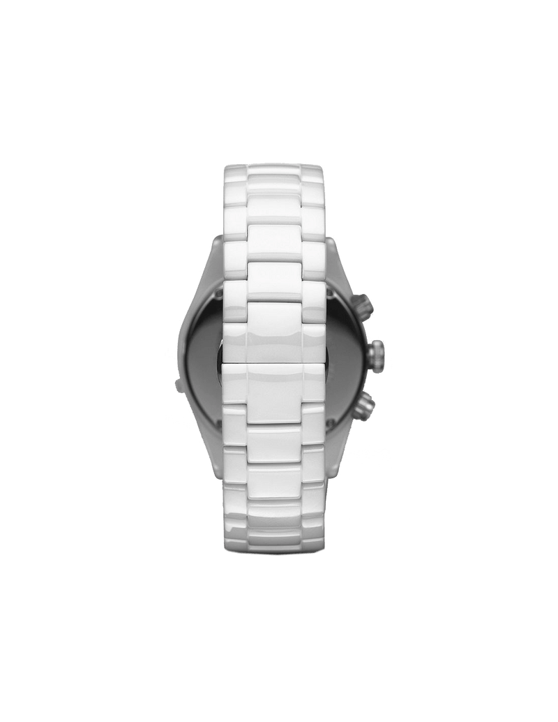 Emporio Armani Ceramic Chronograph White Dial White Ceramic Strap Watch For Men - AR1424 Buy Now By Emporio Armani
