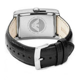 Emporio Armani Classic Analog Black Dial Black Leather Strap Strap Watch For Men - AR1604 Buy Now By Emporio Armani