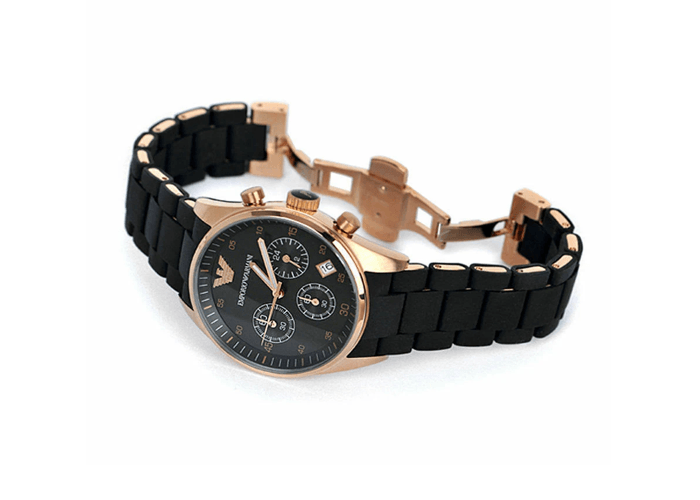 Emporio Armani Sportivo Black Dial Black Steel Strap Watch For Men - AR5905 Buy Now By Emporio Armani