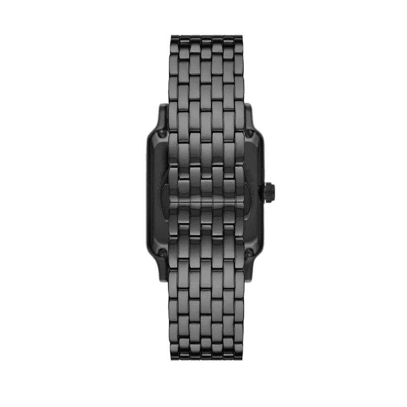 Emporio Armani Meccanico Black Dial Black Steel Strap Watch For Men - AR60058 Buy Now By Emporio Armani