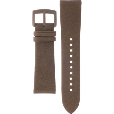 Emporio Armani Sportivo Chronograph Silver Dial Brown Leather Strap Watch For Men - AR6076 Buy Now By Emporio Armani