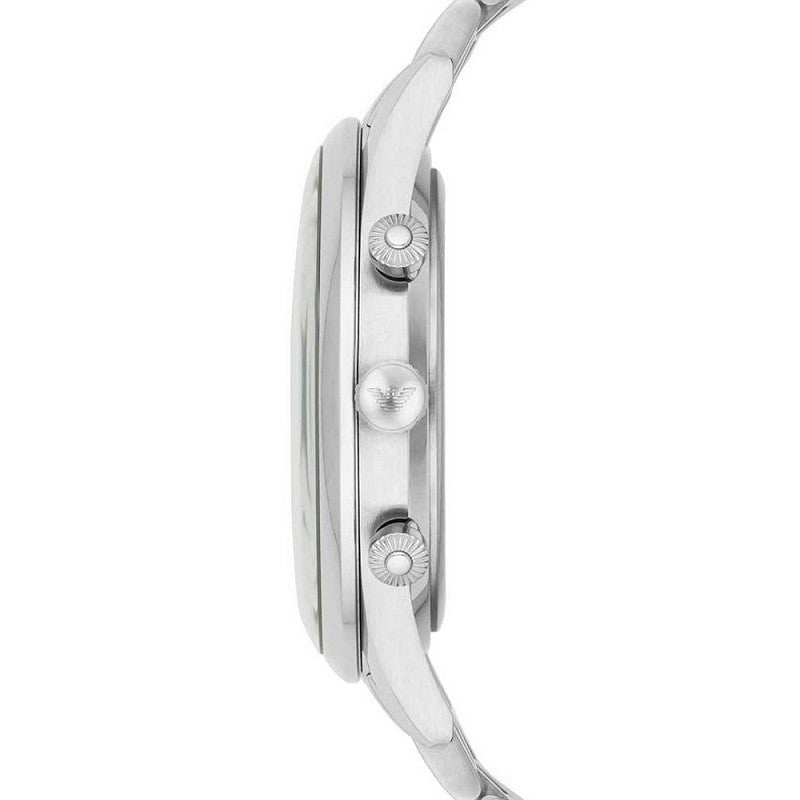Emporio Armani Chronograph Black Dial Silver Steel Strap Watch For Men - AR11017 Buy Now By Emporio Armani