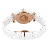 Emporio Armani Ceramica Mother of Pearl Dial White Ceramic Strap Watch For Women - AR1486 Buy Now By Emporio Armani