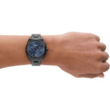 Emporio Armani Analog Chronograph Blue Dial Silver Steel Strap Watch For Men - AR11561 Buy Now By Emporio Armani