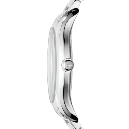 Emporio Armani Valente Quartz Black Dial Silver Steel Strap Watch For Men - AR11086 Buy Now By Emporio Armani