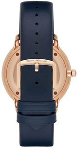 Emporio Armani Classic Quartz Blue Dial Blue Leather Strap Watch For Men - AR2071 Buy Now By Emporio Armani