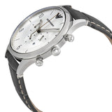 Emporio Armani Classic Chronograph Silver Dial Grey Leather Strap Watch For Men - AR1861 Buy Now By Emporio Armani