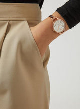 Emporio Armani Aurora Quartz Silver Dial Gold Steel Strap Watch For Women - AR11108 Buy Now By Emporio Armani