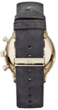 Emporio Armani Gianni Beige Dial Grey Leather Strap Watch For Men - AR0386