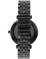 Emporio Armani Gianni T Bar Analog Black Dial Black Steel Strap Watch For Men - AR11299 Buy Now By Emporio Armani