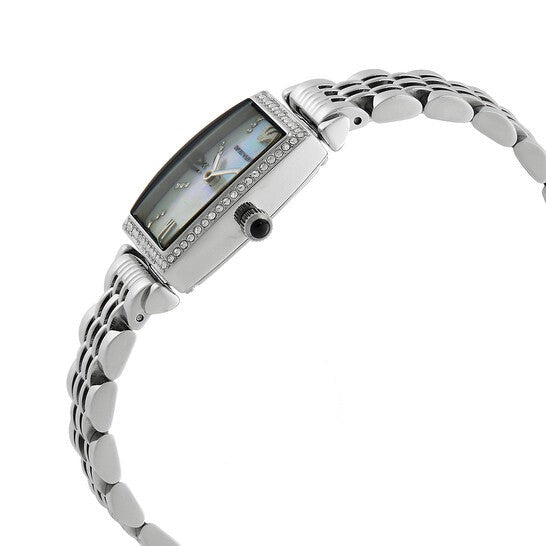 Emporio Armani Gianni T-Bar Quartz White Dial Silver Steel Strap Watch For Women - AR11405 Buy Now By Emporio Armani