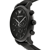 Emporio Armani Luigi Chronohraph Black Dial Black Leather Strap Watch For Men - AR1970 Buy Now By Emporio Armani