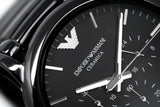 Emporio Armani Luigi Chronograph Black Dial Black Stainless Steel Watch For Men - AR1507 Buy Now By Emporio Armani