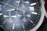 Emporio Armani Classic Chronograph Blue Dial Blue Leather Strap Watch For Men - AR2473 Buy Now By Emporio Armani