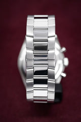 Emporio Armani Sportivo Chronograph Black Dial Silver Stainless Steel Watch For Men - AR0585 Buy Now By Emporio Armani