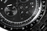 Emporio Armani Tazio Chronograph Black Dial Black Steel Strap Watch For Men - AR5989 Buy Now By Emporio Armani