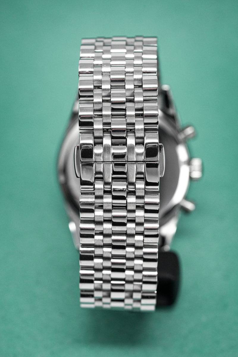 Emporio Armani Team Italia Chronograph Black Dial Silver Steel Strap Watch For Men - AR5983 Buy Now By Emporio Armani