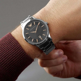 Emporio Armani Renato Quartz Grey Dial Silver Steel Strap Watch For Men - AR2514 Buy Now By Emporio Armani