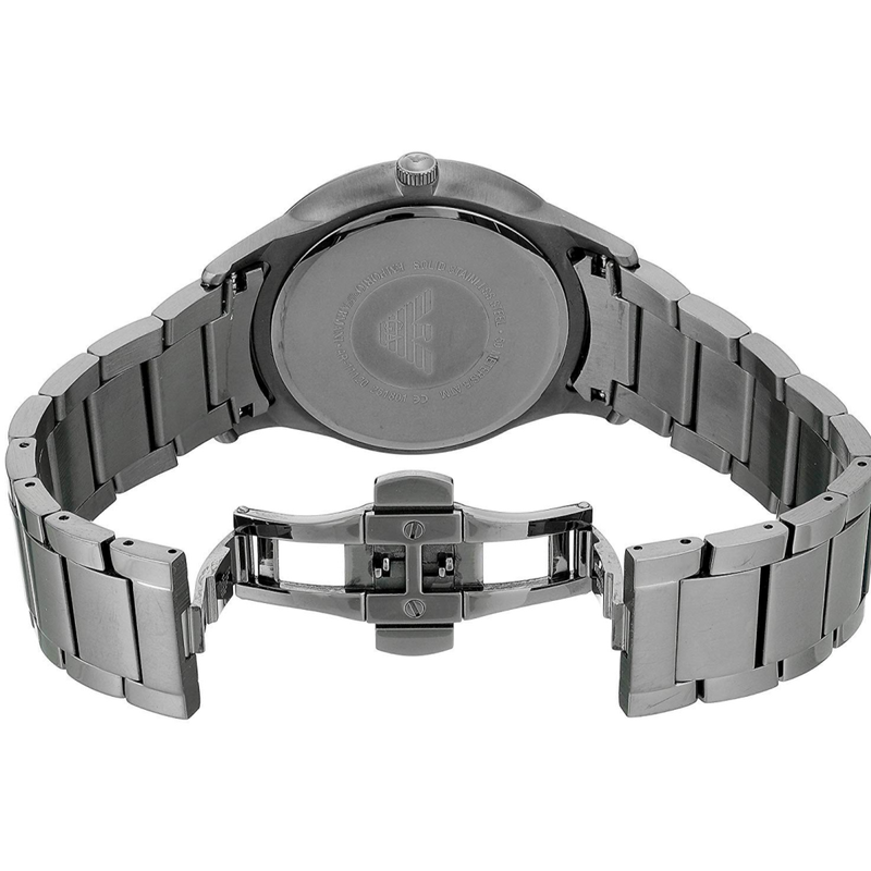 Emporio Armani Renato Quartz Beige Dial Grey Steel Strap Watch For Men - AR11183 Buy Now By Emporio Armani