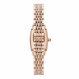 Emporio Armani Gianni T Bar Quartz Crystals White Dial Rose Gold Steel Strap Watch For Women - AR11406 Buy Now By Emporio Armani