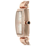 Emporio Armani Gianni T Bar Quartz Crystals White Dial Rose Gold Steel Strap Watch For Women - AR11406 Buy Now By Emporio Armani