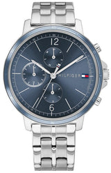 Tommy Hilfiger Casual Quartz Blue Dial Silver Steel Strap Watch For Women - 1782188 Buy Now By Tommy Hilfiger