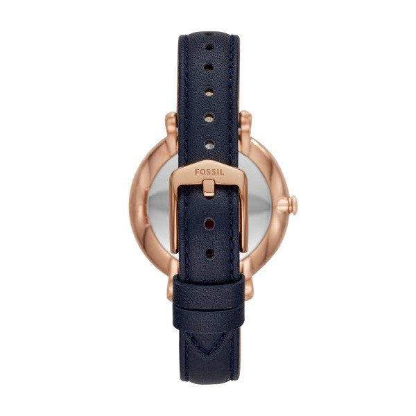 Fossil Tailor White Dial Blue Leather Strap Watch for Women - ES4394 Buy Now By Fossil
