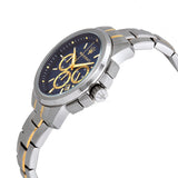 Maserati Successo Chronograph Blue Dial Two Tone Steel Strap Watch For Men - R8873621008