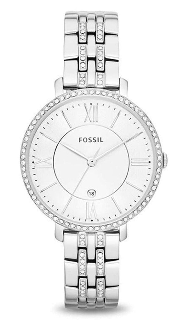 Fossil Jacqueline White Dial Silver Steel Strap Watch for Women - ES3545 Buy Now By Fossil