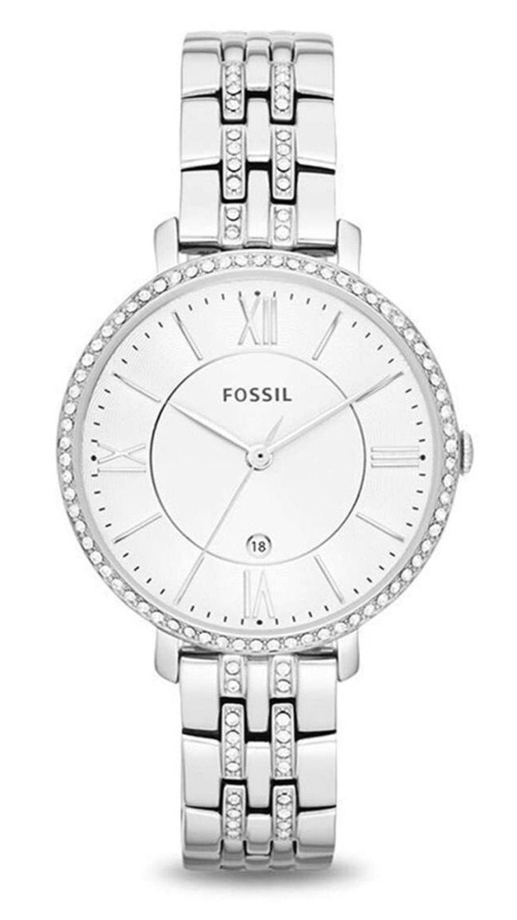 Fossil Jacqueline White Dial Silver Steel Strap Watch for Women - ES3545 Buy Now By Fossil