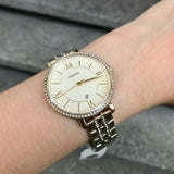 Fossil Jacqueline Gold Dial Gold Steel Strap Watch for Women - ES3547 Buy Now By Fossil