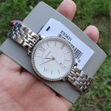 Fossil Jacqueline White Dial Silver Steel Strap Watch for Women - ES3631 Buy Now By Fossil