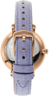 Shop Fossil Jacqueline Purple Dial Purple Leather Strap Watch for Women - ES4814 in USA