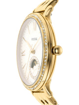 Fossil Jacqueline Moonphase Mother of Pearl Dial Gold Steel Strap Watch for Women - ES5167 Buy Now By Fossil