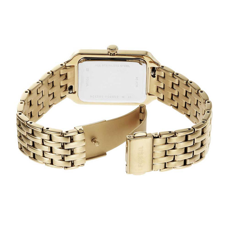 Fossil Raquel Three Hand Mother of Pearl Dial Gold Steel Strap Watch For Women - ES5304 Buy Now By Fossil