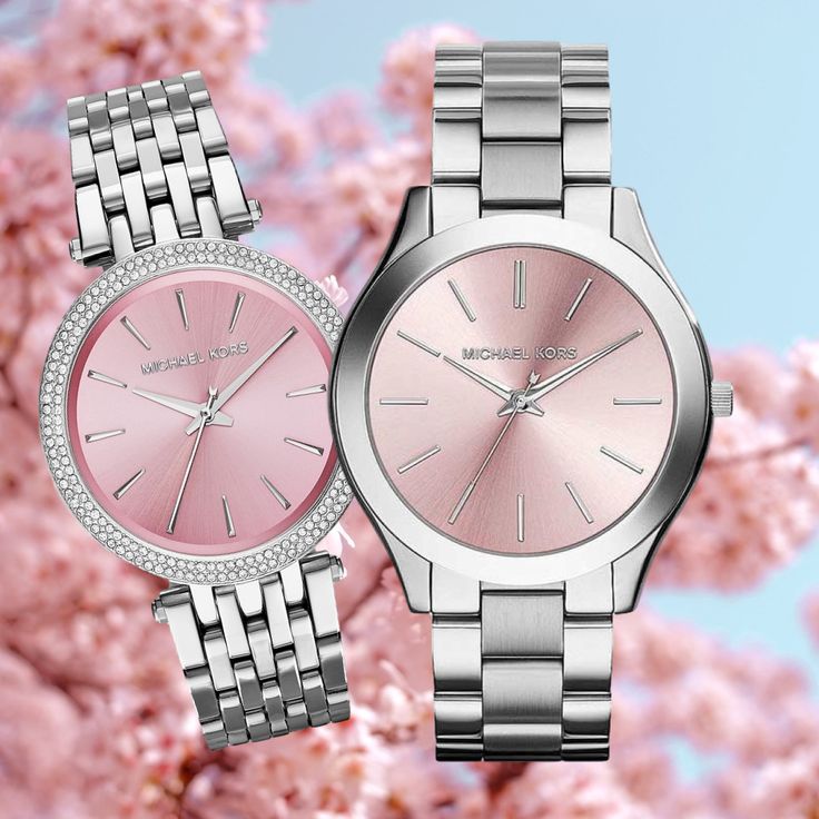 Michael Kors Slim Runway Quartz Pink Dial Silver Steel Strap Watch For Women - MK3380 Buy Now By Michael Kors
