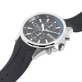 Hugo Boss Globetrotter Black Dial Black Silicone Strap Watch for Men - 1513820 Buy Now By Hugo Boss