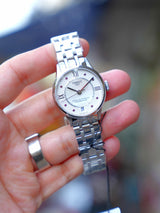 Tissot Chemin Des Tourelles Powermatic 80 Rubies Mother of Pearl Dial Silver Steel Strap Watch For Women - T099.207.11.113.00 Buy Now By Tissot