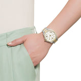 Fossil Cecile White Dial Two Tone Steel Strap Watch for Women - AM4543 Buy Now By Fossil