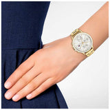 Shop Tommy Hilfiger Carly White Dial Gold Steel Strap Watch for Women - 1781786 in USA