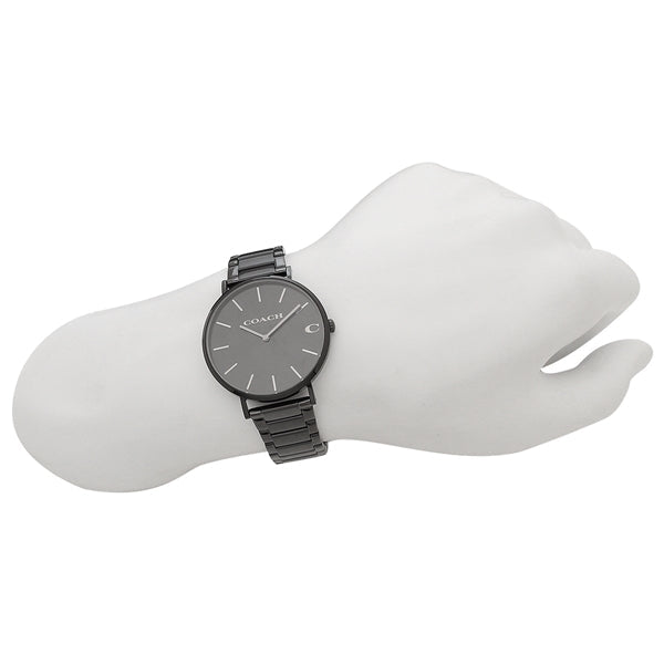 Coach Charles Black Dial Black Steel Strap Watch for Men - 14602431 Buy Now By Coach